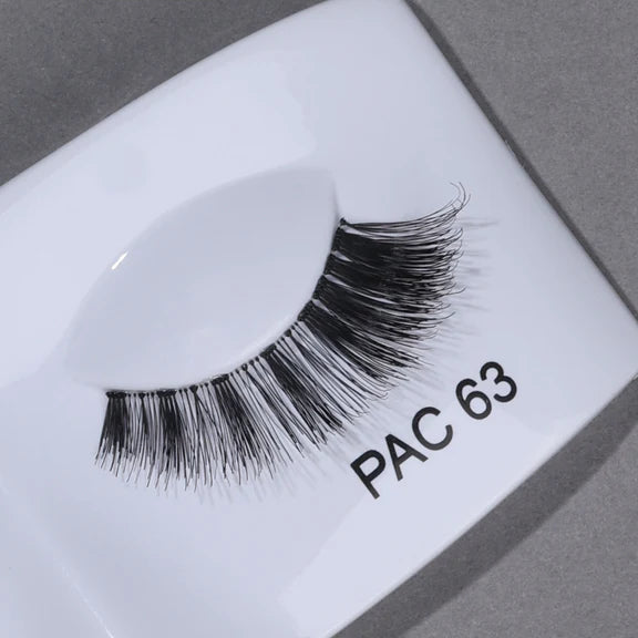 PAC Studio Tapered Lash 63 - Handmade Natural Looking, Reusable up to 12x, Seamlessly Blends with Lashes - 1 pair