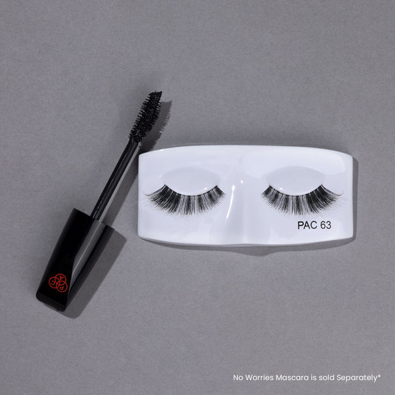 PAC Studio Tapered Lash 63 - Handmade Natural Looking, Reusable up to 12x, Seamlessly Blends with Lashes - 1 pair