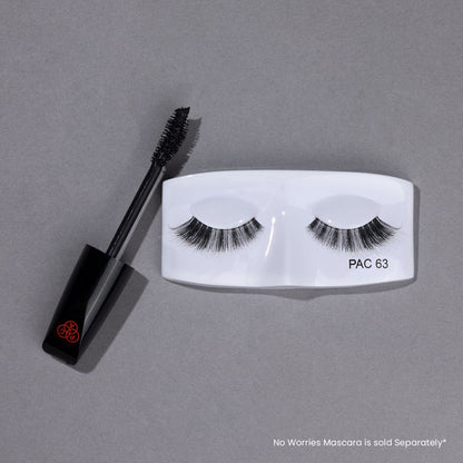 PAC Studio Tapered Lash 63 - Handmade Natural Looking, Reusable up to 12x, Seamlessly Blends with Lashes - 1 pair