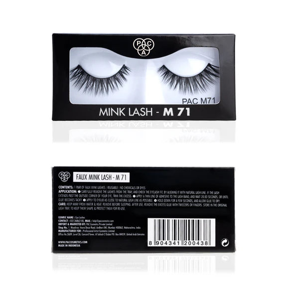 PAC Studio Faux Mink Lash - M71 - 1 pair