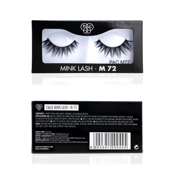 PAC Studio Faux Mink Lash - M72 - 1 pair