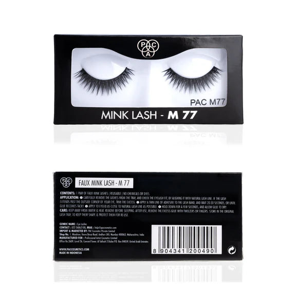 PAC Studio Faux Mink Lash - M77 - 1 pair