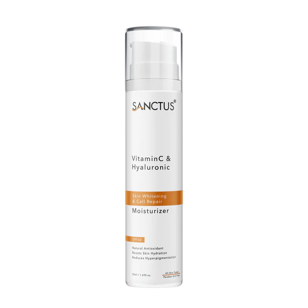 SANCTUS Hyaluronic & Vitamin C Oil-Free Face Moisturizer SPF 30 - 50 ml