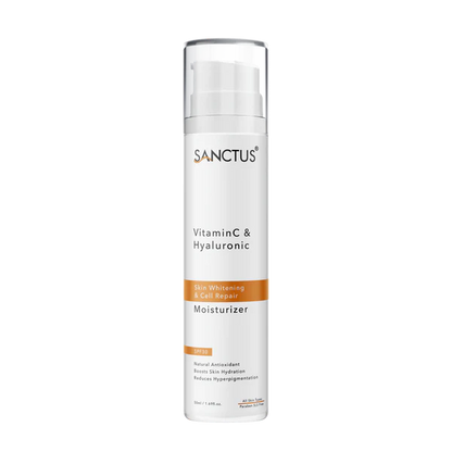SANCTUS Hyaluronic & Vitamin C Oil-Free Face Moisturizer SPF 30 - 50 ml