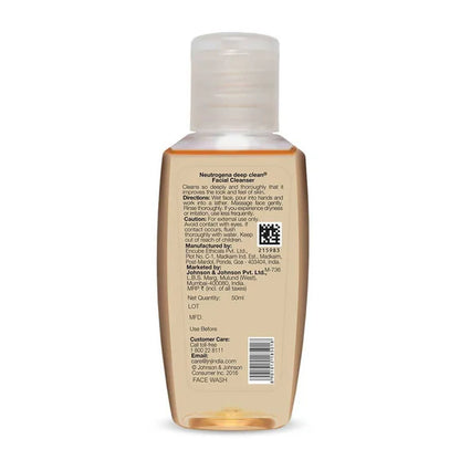 Neutrogena Deep Clean Facial Cleanser - 50 ml