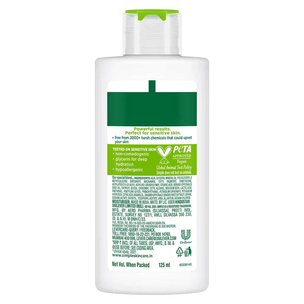 Simple Hydrating Light Moisturiser, 125ml