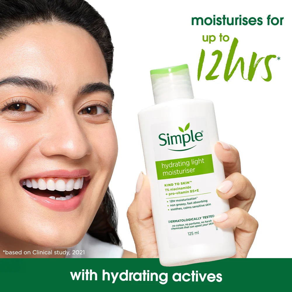 Simple Hydrating Light Moisturiser, 125ml