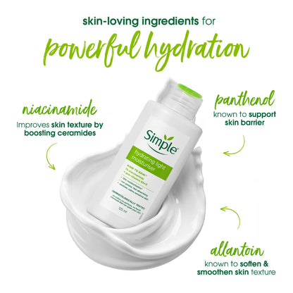 Simple Hydrating Light Moisturiser, 125ml