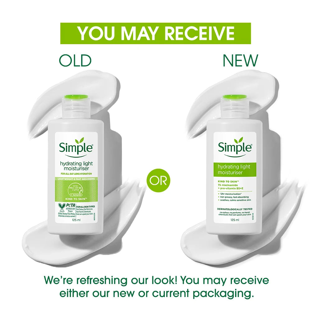 Simple Hydrating Light Moisturiser, 125ml