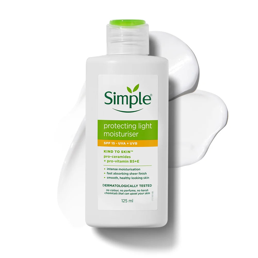 Simple Kind To Skin Protecting Light Moisturiser SPF 15, 125ml