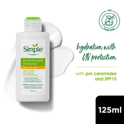 Simple Kind To Skin Protecting Light Moisturiser SPF 15, 125ml