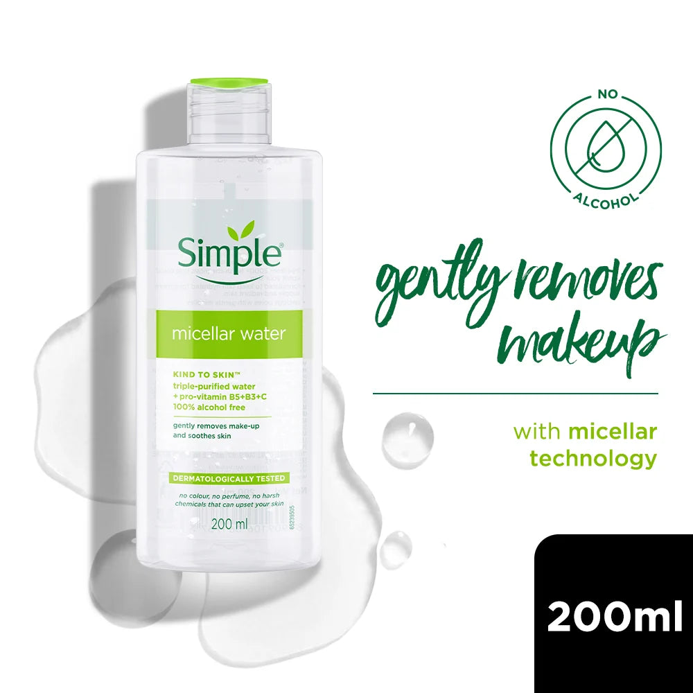 Simple Kind To Skin Micellar Cleansing Water, 200ml