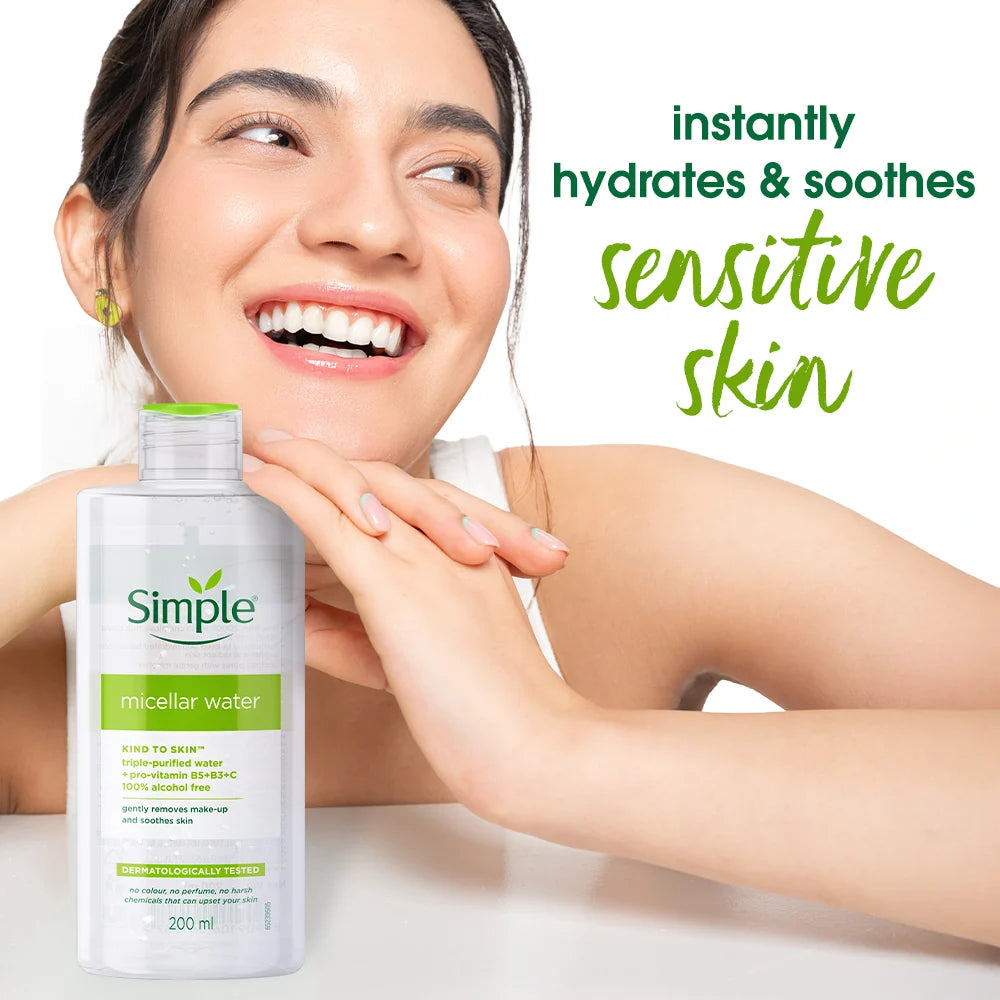 Simple Kind To Skin Micellar Cleansing Water, 200ml