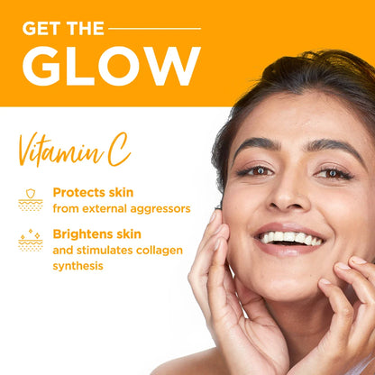 Simple Protect N Glow Vitamin C Brighten Clay Mask, 50g