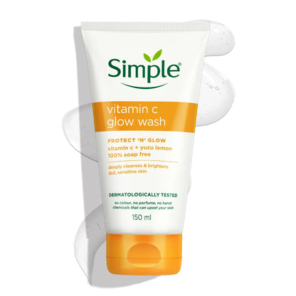 Simple Vitamin C Glow Facial Wash, 150ml