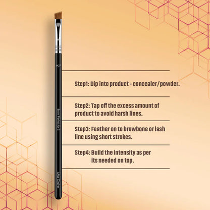 Miss Claire M27 - Brow Perfector Brush (S) - Chrome - 1 pcs