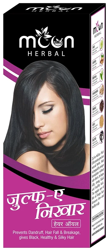Moon Herbal Zulfe-E Nikhar Oil - 200 ml