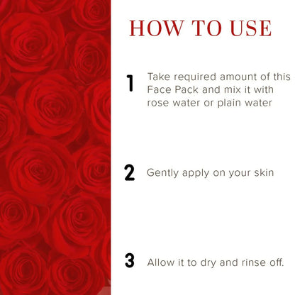 Khadi Natural Rose Face Pack - 100 gm