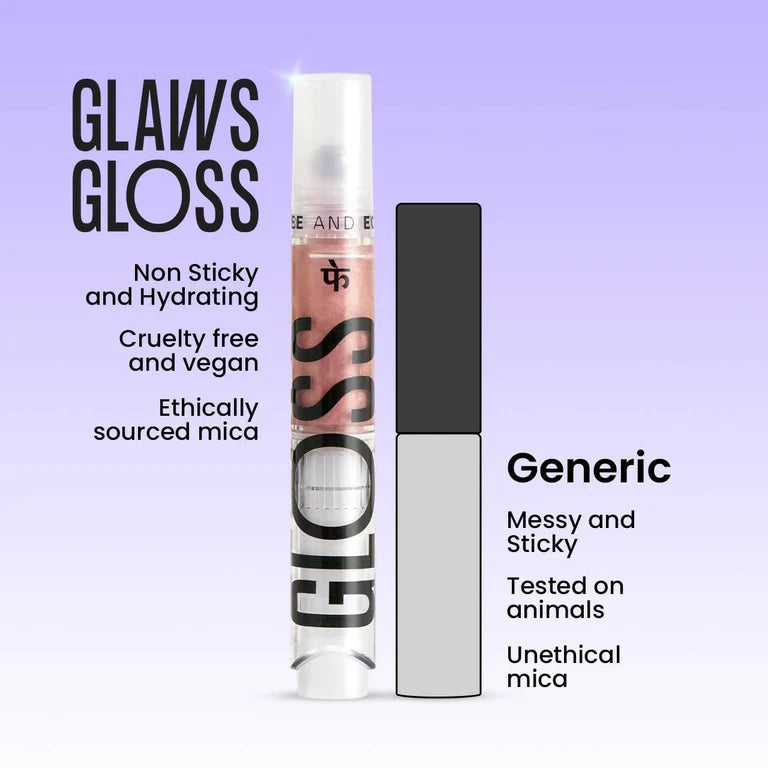 FAE Beauty Glistening Clear High Shine Lip Gloss - 6 gm