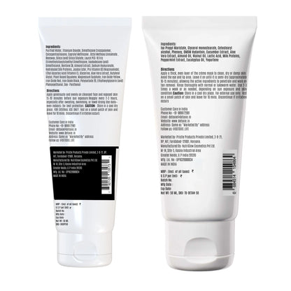 Detoxie Bright Summer Combo - SPF50 Sunscreen Gel & Detan Cream Mask - combo