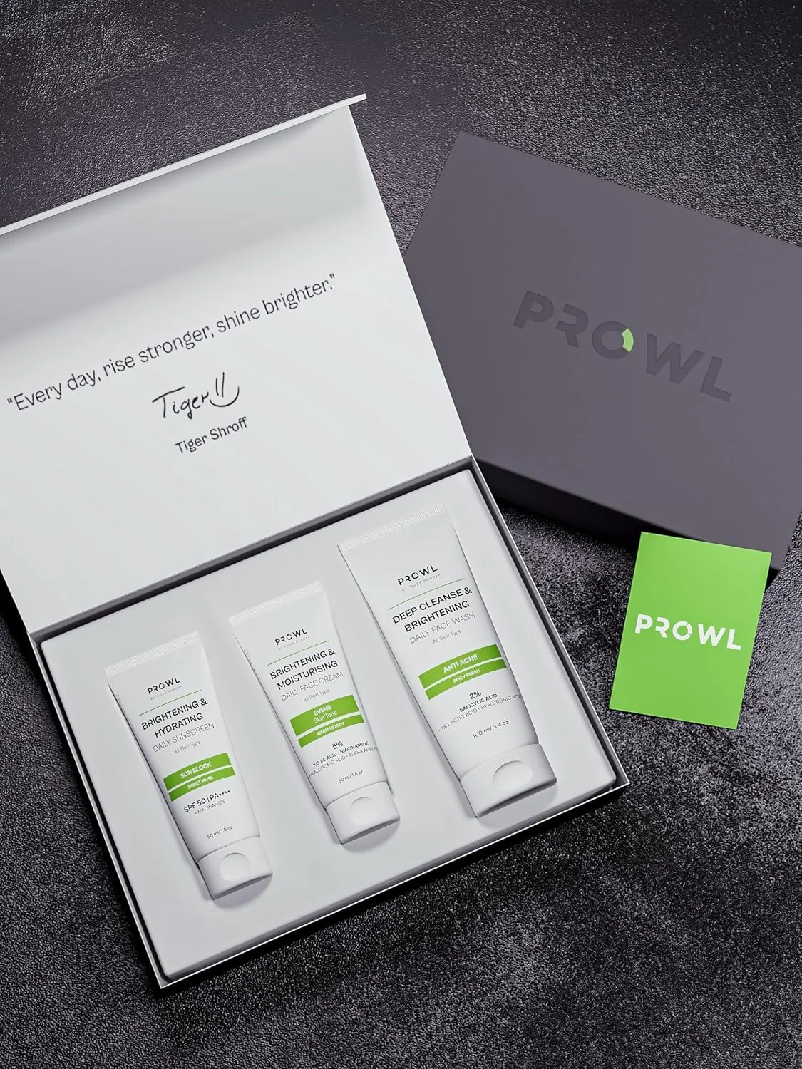Prowl By Tiger Shroff Unique Skincare Gift Kit - combo