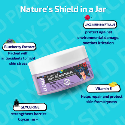 Elemen Daily Shield Pack: Facewash + Moisturiser + Sunscreen - combo