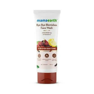 Mamaearth Bye Bye Blemishes Face Wash With Mulberry & Vitamin C For Even Skin Tone -100 ml