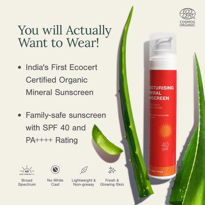 Juicy Chemistry Moisturising Mineral Sunscreen SPF 40 -40 gm