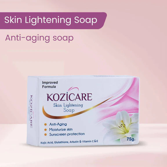 Healthvit Kozicare Skin Lightening Soap - 75 gm - Pack of 3