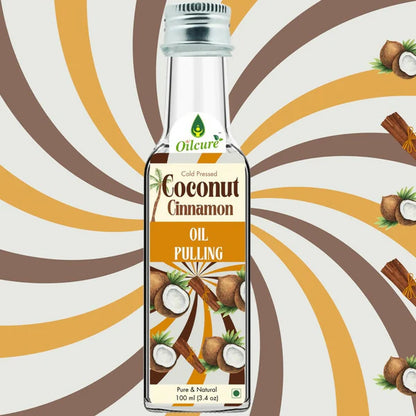 Oilcure Coconut Cinnamon Oil Pulling - 100 ml