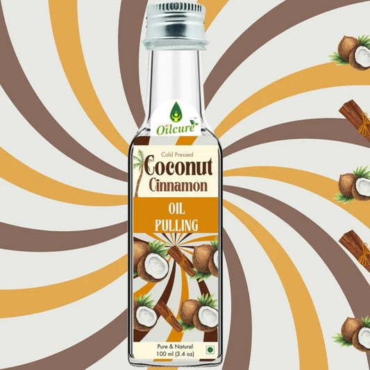 Oilcure Coconut Cinnamon Oil Pulling - 100 ml