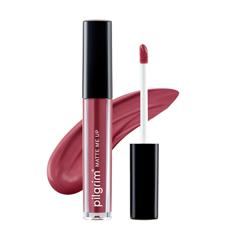 Pilgrim Liquid Matte Lipstick with Hyaluronic Acid - Pink Kisses