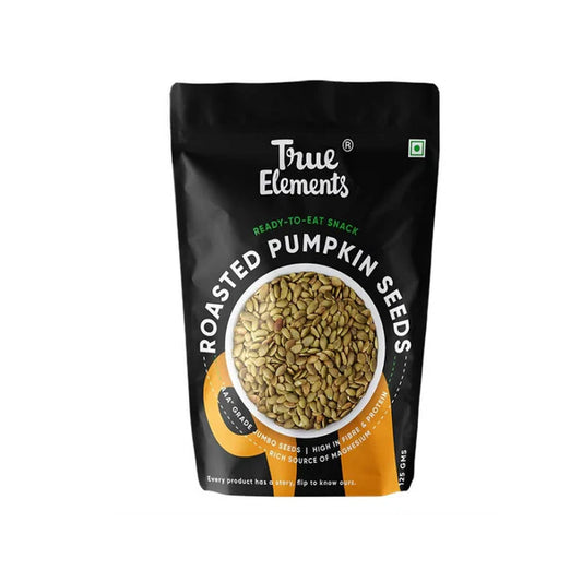 True Elements Roasted Pumpkin Seeds - 125 gm