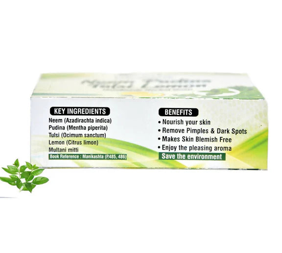 Payal's Herbal Neem Pudina Tulsi Lemon Soap - 100 gm