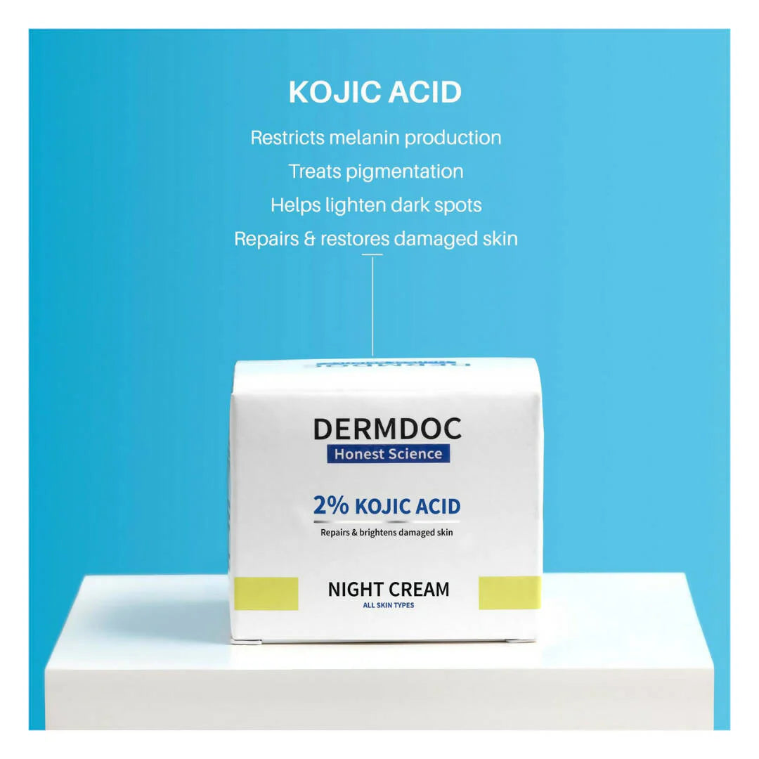 Dermdoc 2% Kojic Acid Night Cream - 50 gm