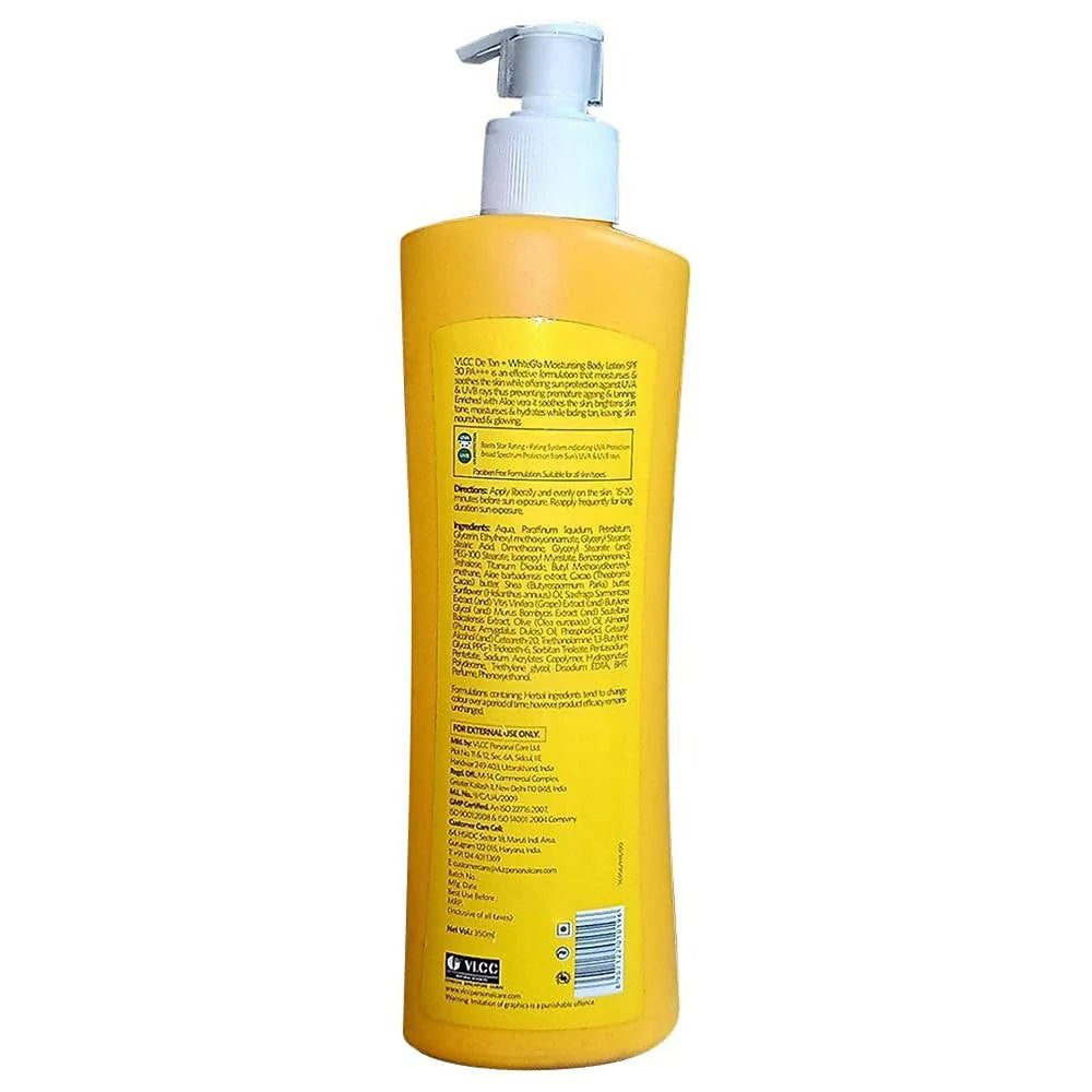 VLCC De Tan + White Glo Moisturising Body Lotion SPF 30 PA+++
