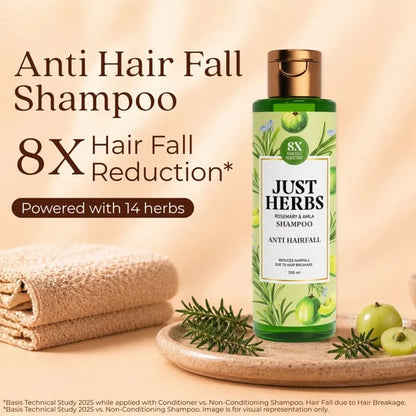 Anti Hairfall Shampoo | Rosemary, Amla & 12 Herbs