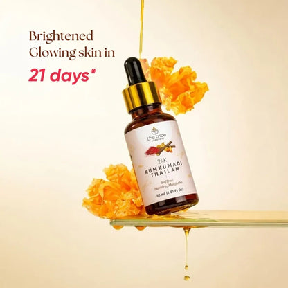24k Kumkumadi Thailam - Saffron Glow Facial Oil