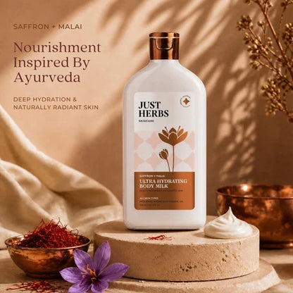 Ultra Hydrating Body Milk with Saffron and Malai