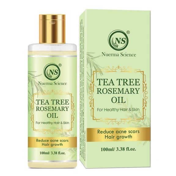 Nuerma Science Tea Tree Rosemary Oil For Healthy Skin & Hair Growth - 100 ml