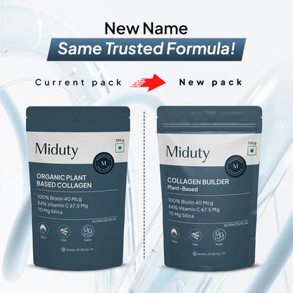 Miduty by Palak Notes Organic Plant Based Collagen - 250 gm