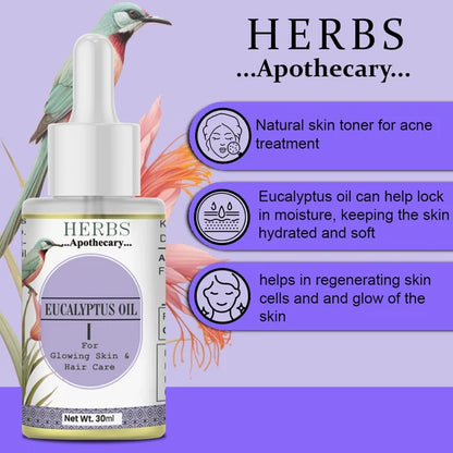 Zenvista Herbs Apothecary Eucalyptus Oil For Skin & Hair Care - 30 ml
