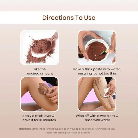 The Wellness Shop Chocolate Hair Removal Powder - 100 gm