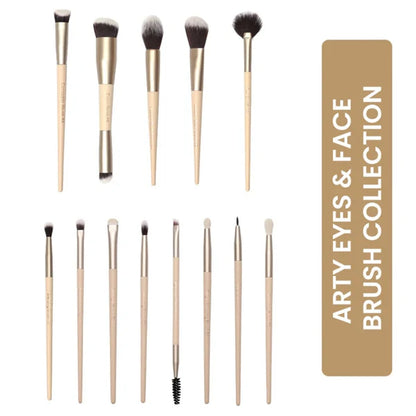 Milagro Beauty Arty Eyes & Face Makeup Brush Collection (Set Of 13 ) - kit