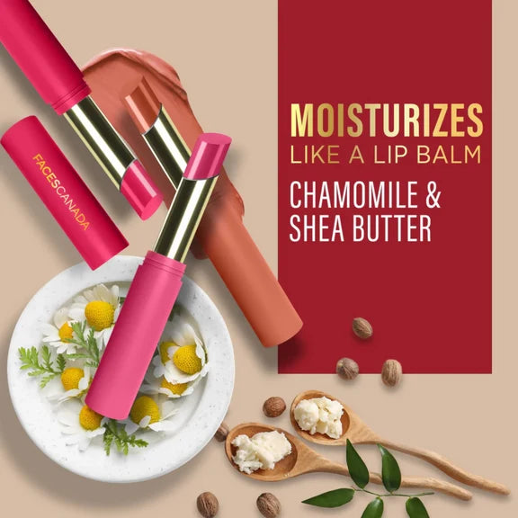 Faces Canada 3 in 1 LongStay Matte Lipstick - Showstopper Red 09 - 2 gm