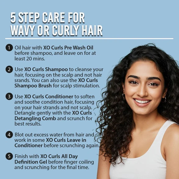 XO Curls Shampoo & Pre Wash Oil Combo - Combo
