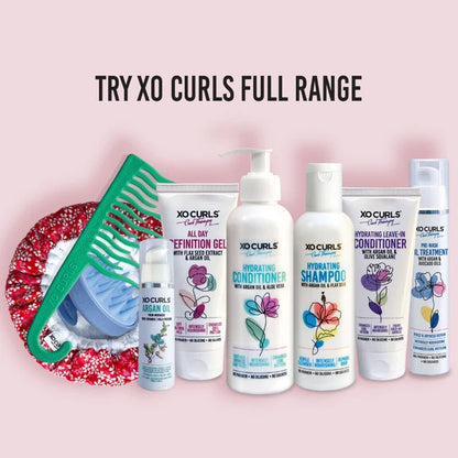 XO Curls Pre Wash Oil & Heat Cap Combo - Combo