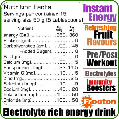 Develo Electrolyte Rich Energy Drink - Nimbu Pani Flavour - 750 gm