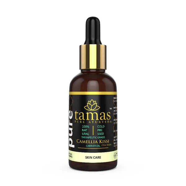 Tamas Pure Ayurveda Camellia Cold-Pressed Carrier Oil - 30 ml