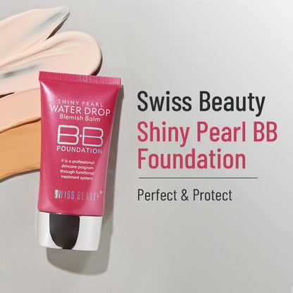 Swiss Beauty Shiny Pearl Water Drop Blemish Balm BB Foundation - 1 - 40 ml